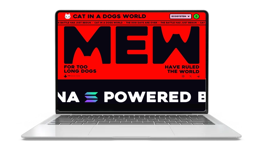 Cat in a Dog’s World (MEW): Fast Solana Meme Coin for DeFi