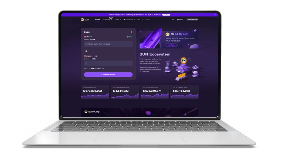 Sun Token: Ein wichtiges DeFi-Asset auf TRON