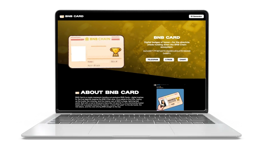 BNB Card: A Meme-Fueled Social Identity Token