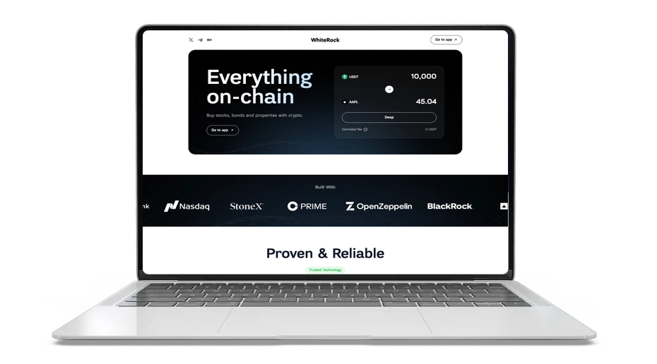 WhiteRock: Real-Asset Token for Fast DeFi