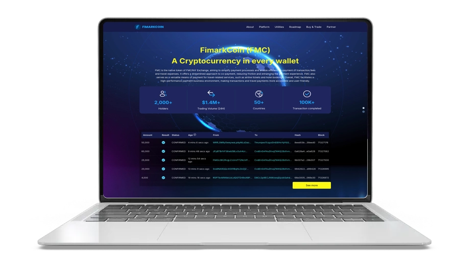 Fimarkcoin.com: Next-Gen Payment Token