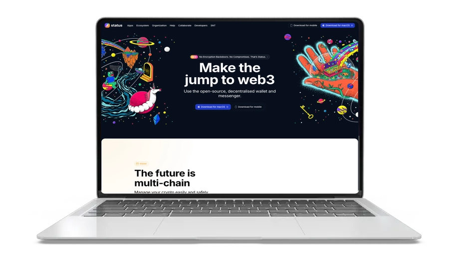 Status (SNT): Private Messenger & Crypto Coin