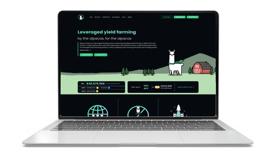 Alpaca Finance: fast, low-fee leveraged yield farming