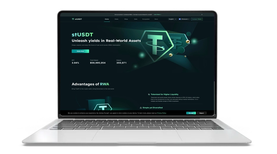 Wrapped Staked USDT: Stabiles Renditepotenzial