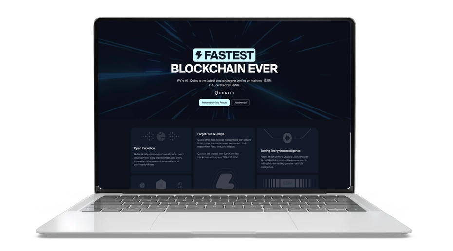 Qubic: AI-Driven Blockchain at Scale
